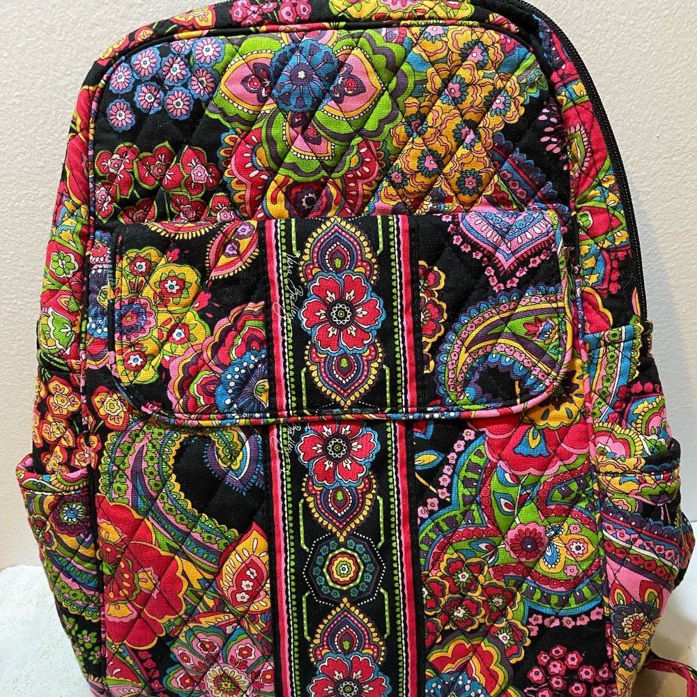 Rare Retired Vera Bradley Symphony in Hue Small Backpack